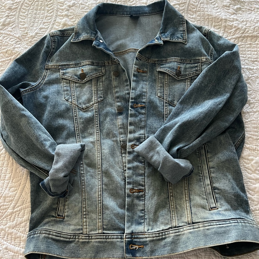 Oversized denim jacket